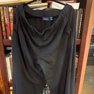 Denim&Co Beach Pants Black